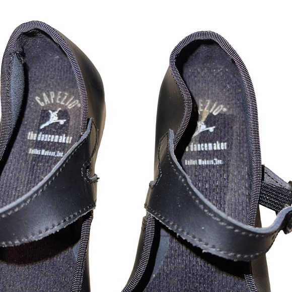 Capezio The Dancemaker Mary Jane Tap Shoe Black Size 3M - Picture 6 of 7